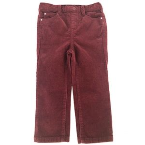 Egg Love Boys Corduroy Wine Color Jeans